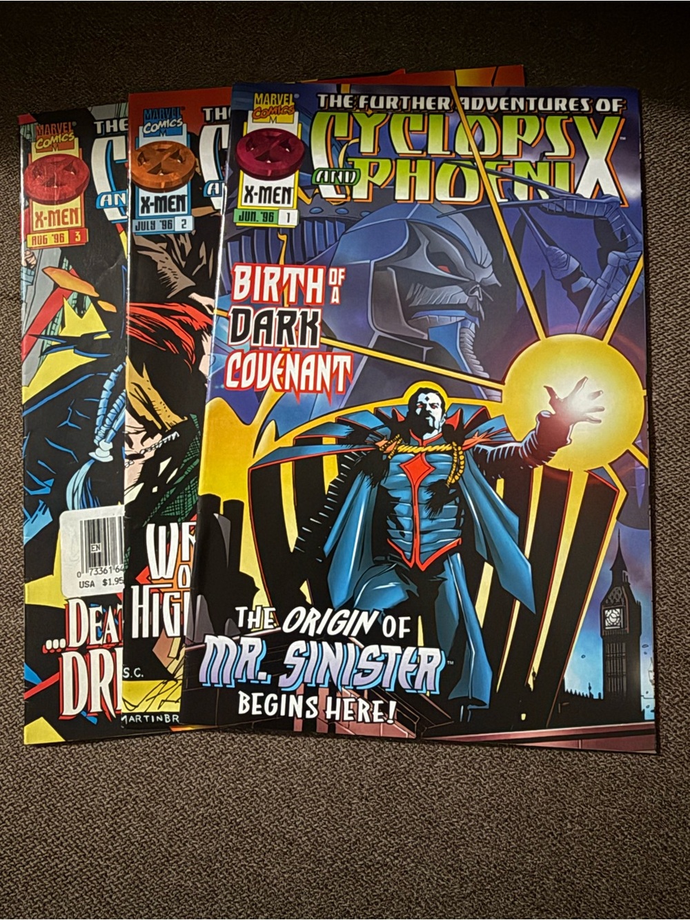 Marvel Further Adventures of Cyclops and Phoenix 1 2 & death of Dream